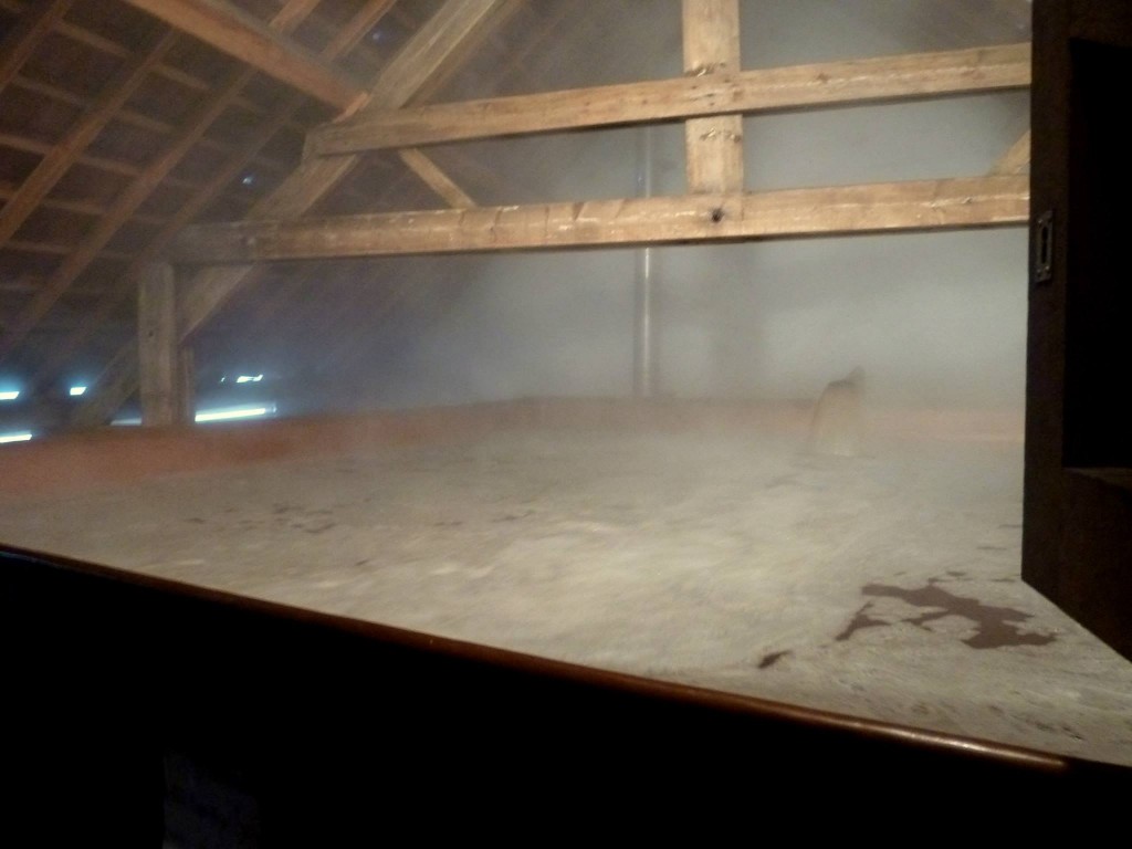 Wort Cooling in Cantillon's Coolship - Photo by Kevin Desmet @ Belgian Beer Geek